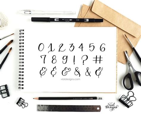 statistics and probability calligraphy|Faux Calligraphy Tutorial: Numbers + Free Practice Sheet .